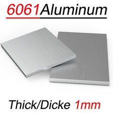 6061 Alublech Aluminium  Dicke 1mm Zuschnitt Aluplatte Glattblech  Alu Blech