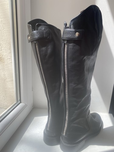 Gucci black knee high - black,
