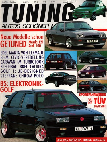 Zeitschrift tuning 1991 - tuning, #3