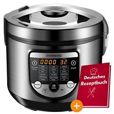 Multikocher Reiskocher Dampfgarer Reis Kochtopf Edelstahl Schnellkochtopf 900 W