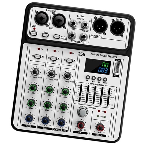 Metal body 4input sound - 4input, mixer