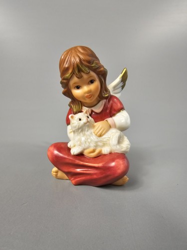 Goebel figur engel sitzend mit - goebel,