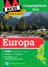 ACSI  Campingführer Teil 1 und Teil 2 2024