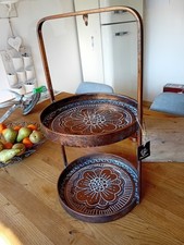 Etagere Bronzefarben 2-stufig