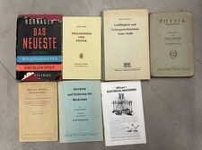 7 alte Fachbücher Materia