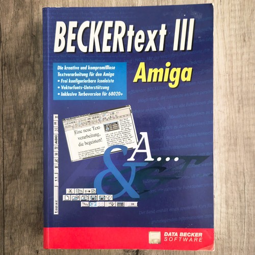 Commodore amiga beckertext - commodore,