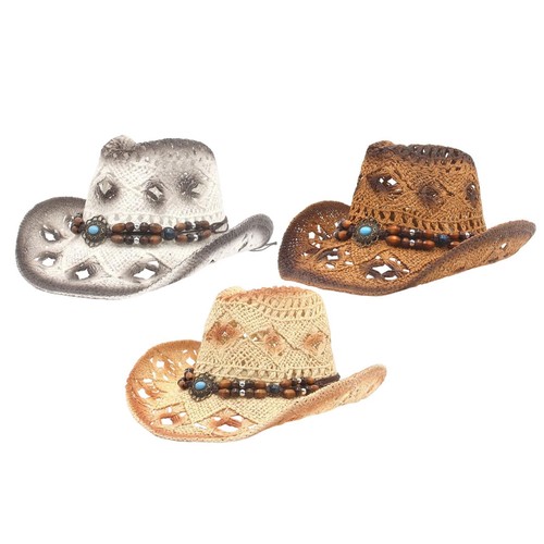 Stroh cowboyhut western - stroh-cowboyhut,