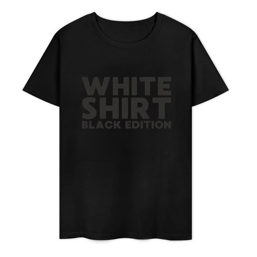 White shirt black edition - white,