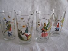 4 Stück Wassergläser Motiv "Elfe" Wasserglas Trinkglas Saftglas Limoglas