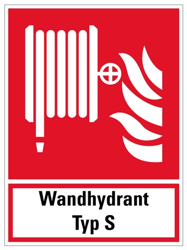 Aufkleber kombi wandhydrant - aufkleber,