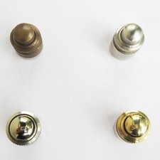 Klingelknopf, Türklingel-Knopf Messing, Taster für Klingel, Klingeltaster K25