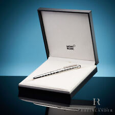 Montblanc Solitaire Platinum Plated Facet No 146 Le Grand Füller ID 38237 OVP