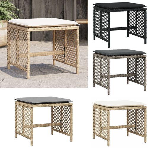 Vidaxl gartenhocker mit - vidaxl, kissen
