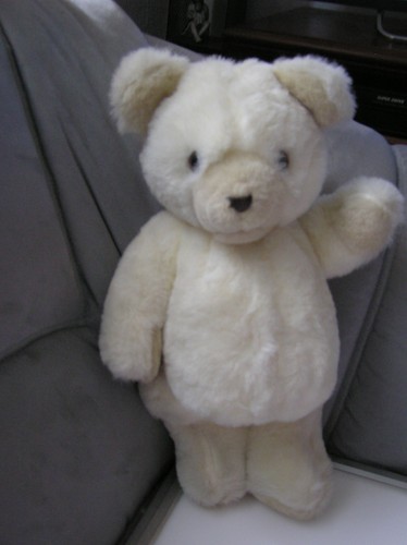 Teddybär weiß mit