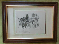 Otto Dill (1884 Neustadt - 1957 Bad Dürkheim) Tuschzeichnung Zeichnung