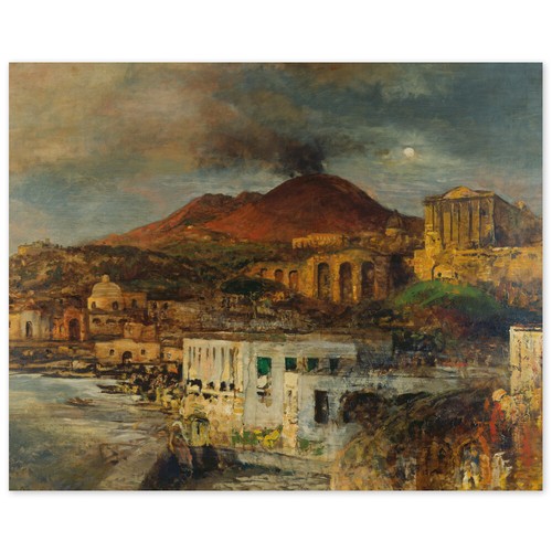 Oswald achenbach abendliche - achenbach,,