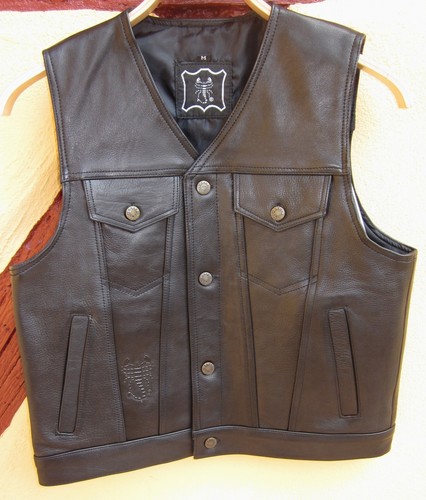 Jeansjacken stil rocker - jeansjacken, kutte