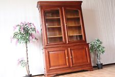 Nr.1265b Vitrine Schrank  Kirschbaum vollmassiv restauriert