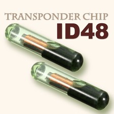 2x Für Audi VW POLO Seat Fiat Transponder ID48 Chip Wegfahrsperre Auto Schlüssel