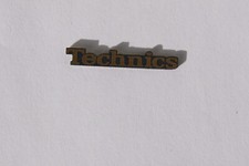 2 x Technics LOGO GOLD