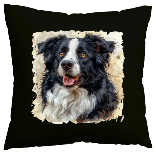 Kissenbezug border collie - kissenbezug,