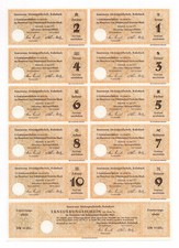 Sauermann AG, Kulmbach – Bogen zu einer 10000 DM-Aktie vom Juni 1971 – Blankette