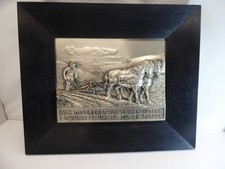 Antikes Reliefbild Sinnspruch