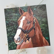 Pferde Acrylgemälde auf