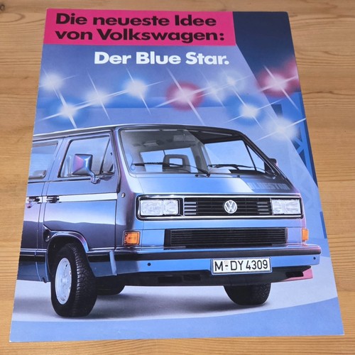 Blue star volkswagen - vw, t3