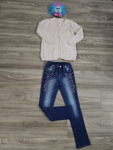 Mädchen winter set lang jacke - winter,