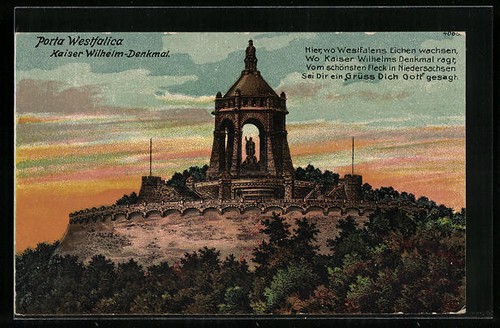 Porta westfalica kaiser - westfalica,,