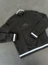 Armani Exchange Sweatshirt Braun S Herren Rundhals Pullover Designer