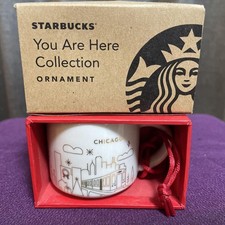 CHICAGO Gold White Starbucks