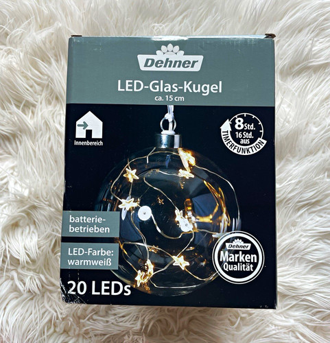 Dehner led glas kugel - led-glas-kugel, 15