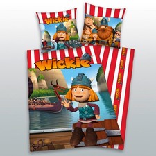 Bettwäsche 135x200 cm Wickie