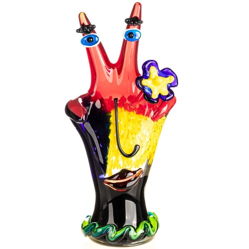 Murano stil glas - skulptur, hand