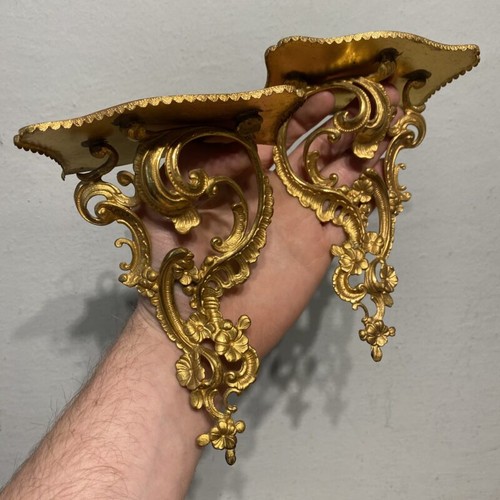 Paar wandkonsolen metall - paar,