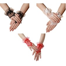 Graceful Lady Lace Gloves Hand