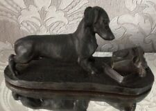 Heredities Dackel Hund mit