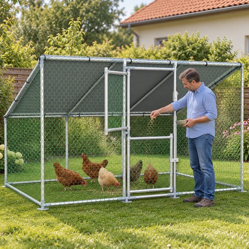 Hühnerstall begehbar 3x2m - begehbar,