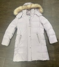 Esprit Damen Daunen Mantel Jacke Flieder -Grau  Sehr dick Gr.: M 38/40