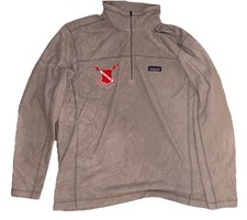 Patagonia Fleece Jacke GRAU COLGATE Stitch Herren L Half Zip Outdoor Übergang DE