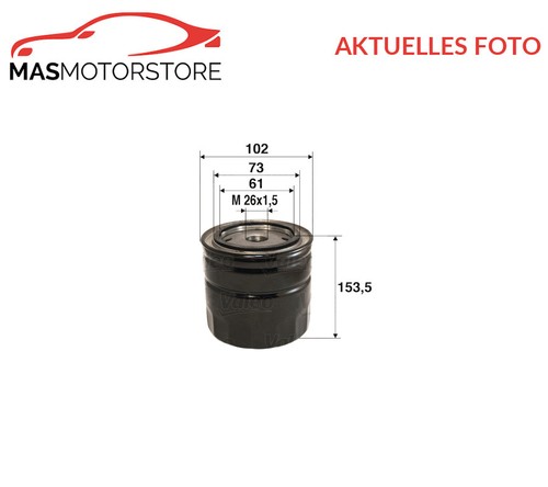 Motor ölfilter valeo 586085 - motor,