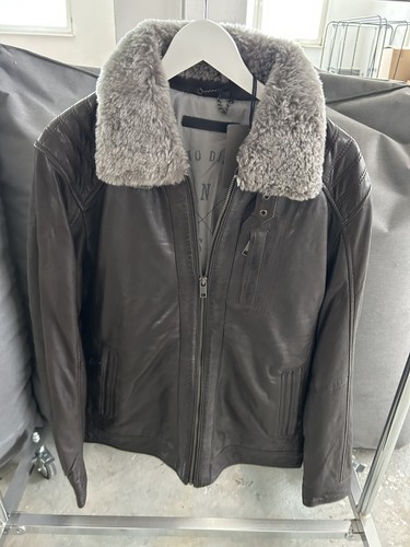 Herren lederjacke bikerjacke - lederjacke,