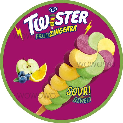 Eiswagen aufkleber twister - aufkleber,