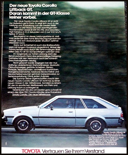 Toyota corolla lift back - corolla,
