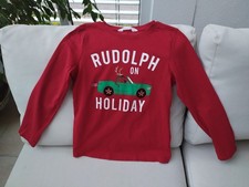 Langarmshirt Gr. 122/128 H&M Jungen 🎄🦌 ☃️🏂♂️