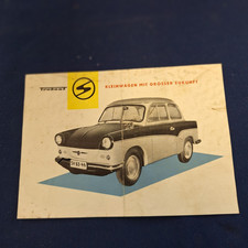Altes Prospekt Trabant