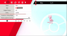 Pokemon Schwert & Schild Mew 6IV Max EVs