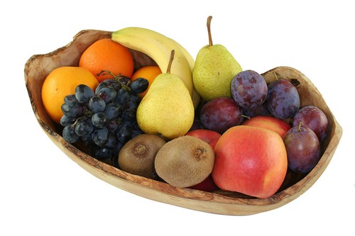 Obstschale olivenholz holz - obstschale, ca